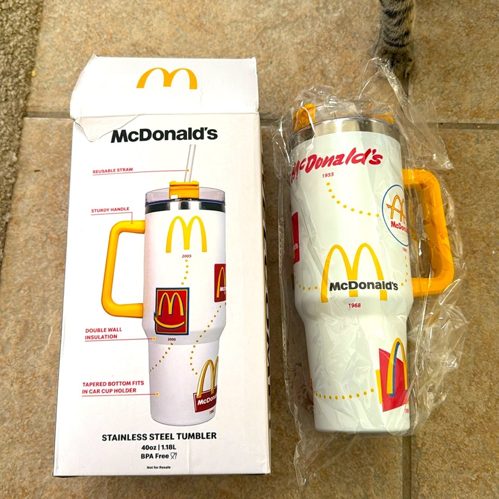 Mc donalds stainless steel tumbler 40oz